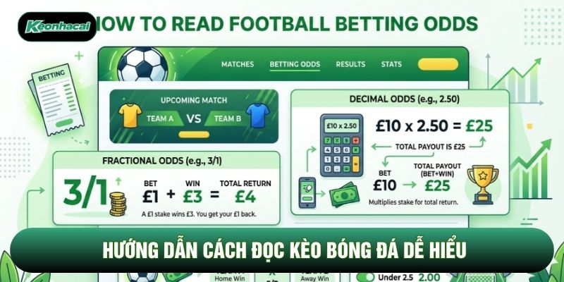 Hướng dẫn cách đọc kèo bóng đá dễ hiểu Hướng dẫn cách đọc kèo bóng đá dễ hiểu