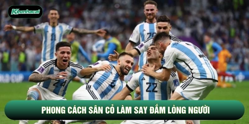 Phong cách sân cỏ làm say đắm lòng người Phong cách sân cỏ làm say đắm lòng người