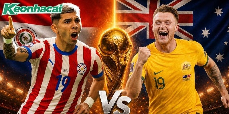 Paraguay vs Úc quyết chiến vì vị trí nhì bảng