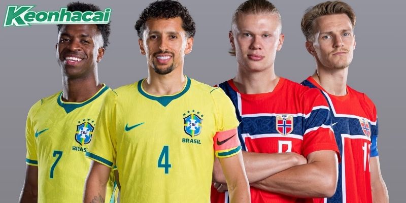 Brazil vs Na Uy quyết chiến vì tấm vé vào tứ kết Brazil vs Na Uy quyết chiến vì tấm vé vào tứ kết